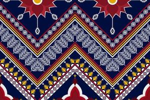 diseño de patrones étnicos geométricos abstractos. tela azteca alfombra mandala ornamento boho nativo chevron textil decoración papel tapiz. Fondo de vector de bordado tradicional étnico tribal