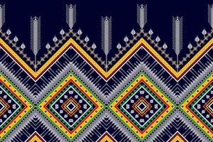 diseño de patrones étnicos geométricos abstractos. tela azteca alfombra mandala ornamento boho nativo chevron textil decoración papel tapiz. Fondo de vector de bordado tradicional étnico tribal