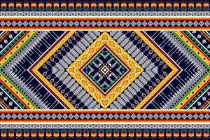 Abstract geometric ethnic pattern design. Aztec fabric carpet mandala ornament boho native chevron textile decoration wallpaper. Tribal ethnic traditional embroidery vector background