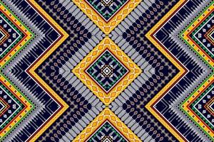 Abstract geometric ethnic pattern design. Aztec fabric carpet mandala ornament boho native chevron textile decoration wallpaper. Tribal ethnic traditional embroidery vector background