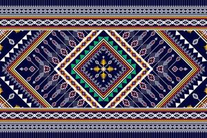 Abstract geometric ethnic pattern design. Aztec fabric carpet mandala ornament boho native chevron textile decoration wallpaper. Tribal ethnic traditional embroidery vector background