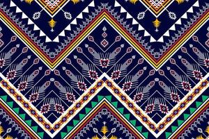 Abstract geometric ethnic pattern design. Aztec fabric carpet mandala ornament boho native chevron textile decoration wallpaper. Tribal ethnic traditional embroidery vector background