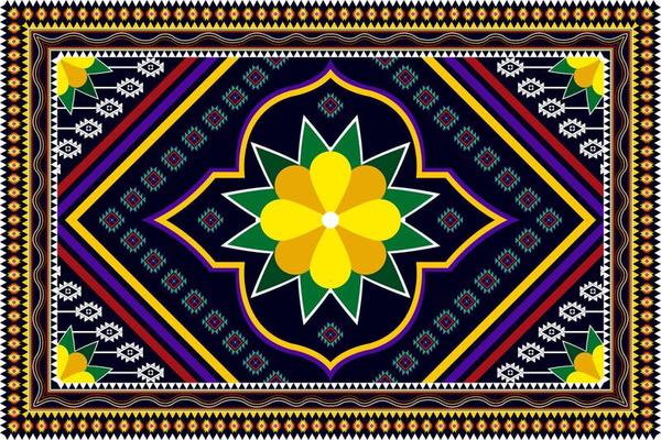Geometric abstract ethnic pattern design. Aztec fabric carpet mandala ornament ethnic chevron textile decoration wallpaper. Tribal boho native traditional embroidery vector illustrations background