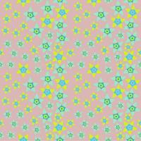 Hand drawn geometric shapes. Pink, yellow roses on an orange background. Fabric pattern concept, wallpaper, wrap.