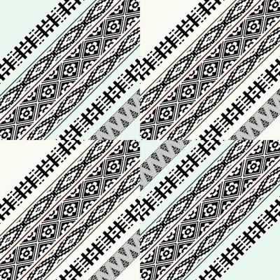 Ethnic style, seamless design geometry for background or wallpaper IKAT fabric design ideas, Indian stripes, black and white patern. Pastel fabric pattern, Arabic style. Bright fabric pattern.