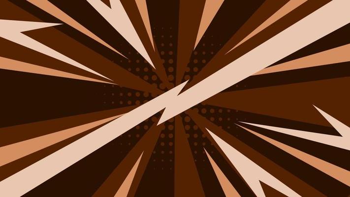 Comic sunburst background