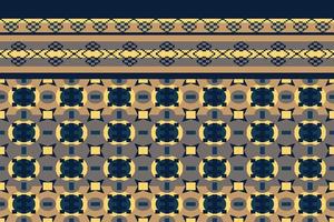 An Abstract Fabric Design based on geometric shapes, flowers and the lingo of the sun. vector