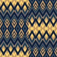 2in1 Seamless Native Fabric pattern Designed from geometric shapes Use it as a background, shirt pattern, and to make patterns on things. vector