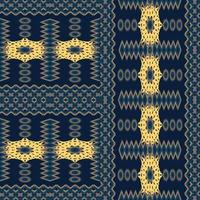 2in1 Seamless Native Fabric Pattern Designed from Geometric Shapes Use it as a Background Image, Destroy Shirts, and Make Patterns On Things. vector