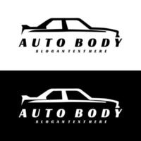 vector de concepto de diseño de logotipo de coche