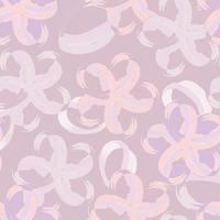 seamless mixed pastel flowers pattern background , greeting card vector