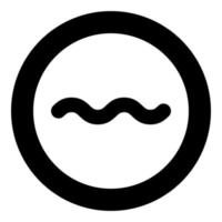 Moisture resistant Designation on the wallpaper symbol icon in circle round black color vector illustration flat style image