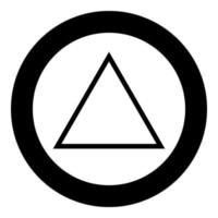 Allowed in circle round blackn Can bleached Clothes care symbols Washing concept Laundry sign icon in circle round black color vector illustration flat style image