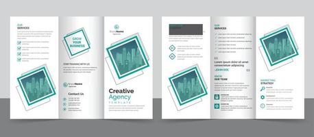 Corporate Modern And Professional Trifold Brochure Template vector