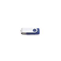 Flash drive isolated on white background.Closed with a metal cap.Computer accessory. photo