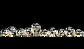 Light bulb bright lamp fluorescent electronic power creative graphic design teamwork group idea technology business planning solution strategy success vision brainstrom innovation future.3d render photo