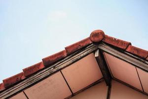 House Roof close up photo