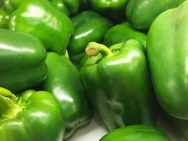 Green bell peppers photo