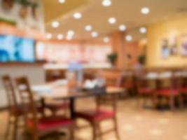 abstract blur restaurant, vintage style photo