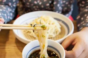 japanese soba noodle photo