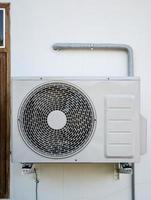 unidad de aire acondicionado exterior foto