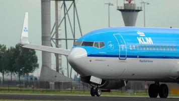 KLM Boeing 737 departure video