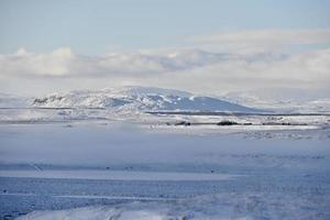 vista panorámica en el centro de islandia foto