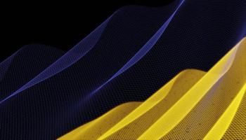 Abstract 3d mesh wave background. Futuristic technology style. Elegant background for business presentations. photo