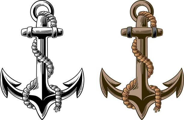 Anchor Rope Vector Art, Icons, and Graphics for Free Download