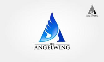 The Angelwing Vector Logo Illustration. Business corporate letter A logo design vector. Vector design template elements for your application or company.