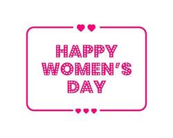 8 March happy women's day background design. happy women's day background. international women's day background. vector