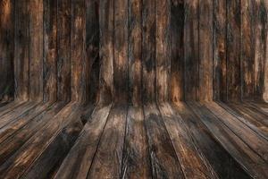 Old wood texture for pattern design background. photo