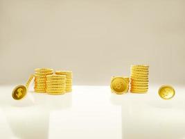 pile of gold coins photo
