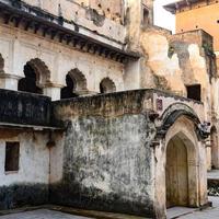 fuerte jahangir mahal orchha en orchha, madhya pradesh, india, jahangir mahal o palacio orchha es ciudadela y guarnición ubicada en orchha. Madhya Pradesh. india, sitios arqueológicos indios foto