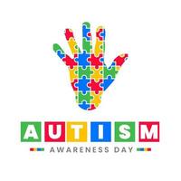 world autism day background. 2 April world autism awareness day background 2022.  world autism day background design vector