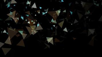 3D render triangular Abstract background for technology or science photo