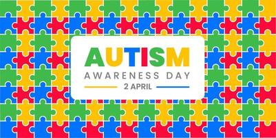 world autism day background. 2 April world autism awareness day background 2022.  world autism day background design vector