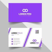 modern creative simple clean business card or visiting card design template with unique shapes
