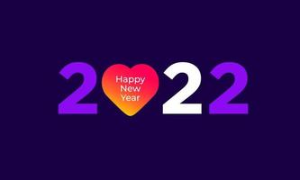 Happy New Year 2022 Background Template. vector