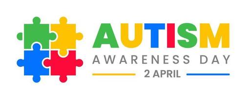 world autism day background. 2 April world autism awareness day background 2022.  world autism day background design vector