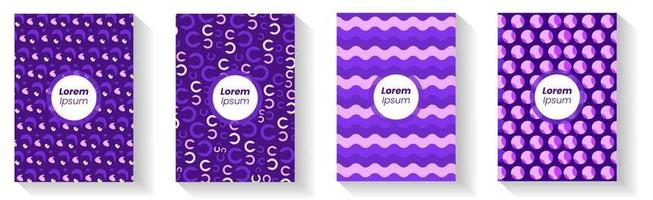 Abstract pattern background for business brochure cover design. vector