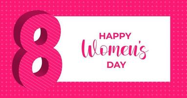 8 March happy women's day background design. happy women's day background. international women's day background. vector