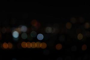 Abstract  light in the city bokeh and defocused lights, Night blurred background photo