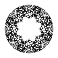 Hand drawn mandala. decoration in ethnic oriental  doodle ornament. vector