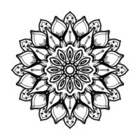 Hand drawn mandala. decoration in ethnic oriental  doodle ornament. vector