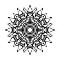 Hand drawn mandala. decoration in ethnic oriental  doodle ornament. vector