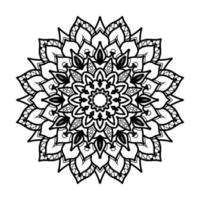 Hand drawn mandala. decoration in ethnic oriental  doodle ornament. vector