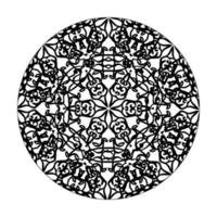 Hand drawn mandala. decoration in ethnic oriental  doodle ornament. vector