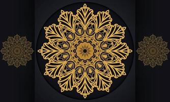 Mandala pattern vector design.