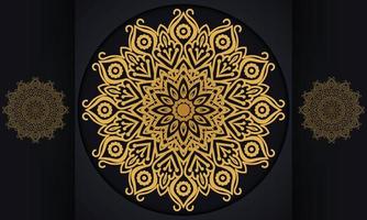 Mandala pattern vector design.